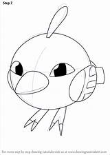Natu Draw Step Pokemon Drawingtutorials101 Drawing Tutorials sketch template