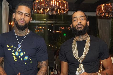dave east holds a candlelit vigil for nipsey hussle in new