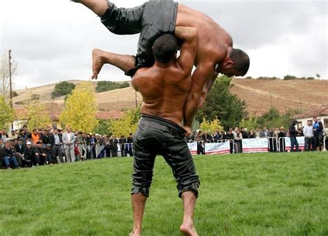 Turkish Oil Wrestling The Object Of The Game Is To Get