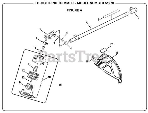 toro   toro  straight shaft string trimmer revision  sn