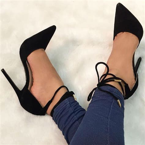 Wrap Around Pointed Toe Pumps Hn Pinterest Shoes