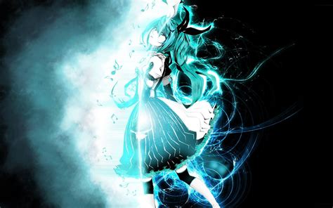 hintergrundbilder illustration lange haare anime mädchen blaue