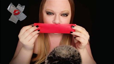Asmr Duct Tape 4 Chewing Gum Whispering Youtube