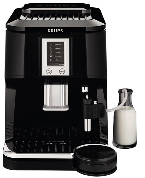 krups ea fully automatic espresso machine   bean   cup   touch   button