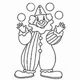 Joker Circus Drawing Clown Colouring Coloring Getdrawings Scary sketch template
