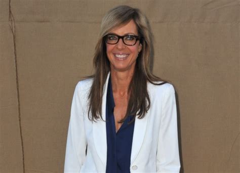 allison janney s professional look with glasses and long