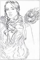 Katniss Everdeen Hunger Sparacio Prelim Mark sketch template