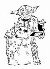 Malvorlage Meister Yoda sketch template