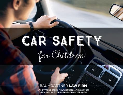 car safety  kids baumgartner law firm
