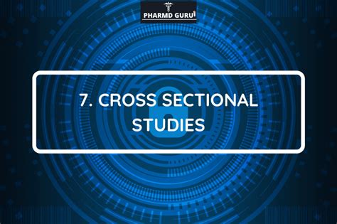 cross sectional studies