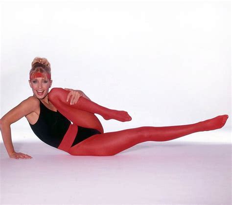Heather Thomas In Red Tights And Leotard Red Tights Leotards