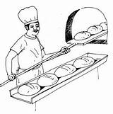 Panaderos sketch template