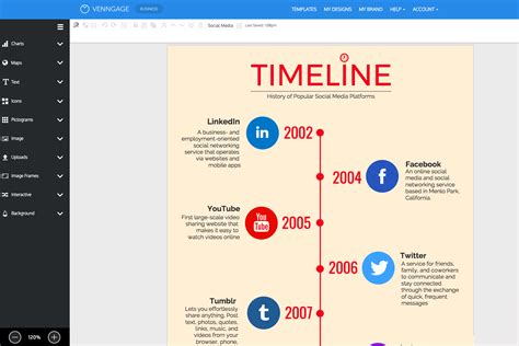 create your timeline infographic venngage