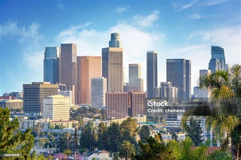 화창한 날에 로스 앤젤레스 캘리포니아 미국 시내 풍경 로스앤젤레스 시에 대한 스톡 사진 및 기타 이미지 로스앤젤레스 시