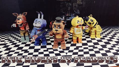 Five Nights At Freddy S Papercraft Youtube