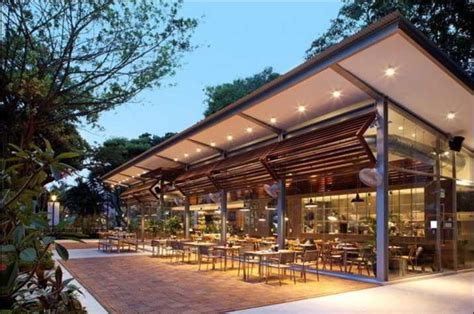 contoh model cafe outdoor modern desain cafe