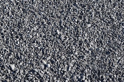 Gravel Hancur Batu Tumpukan Bukit Latar Belakang Abuabu Abuabu Batu