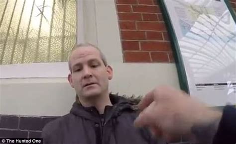 moment paedophile hunters confront pervert after sting