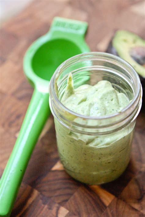 creamy avocado lime dressing