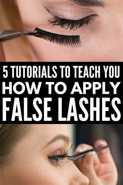 how to apply false eyelashes 5 great tutorials meraki