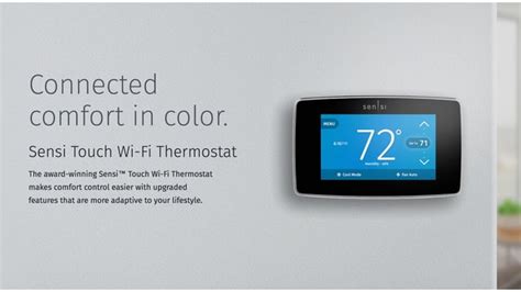 emerson announces  sensi touch wi fi thermostat  apple homekit support iclarified