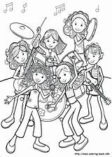 Coloring Pages Girls Girl Groovy Music Hot Coloriage Staff Band Colorier Dessin Kinra Kids Musique Printable Musical Getcolorings Book Imprimer sketch template