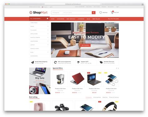 shop website template    design idea