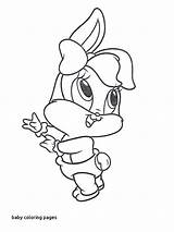 Bunny Bugs Coloring Baby Pages Girl Cute Christmas Looney Tunes Drawing Easter Bug Lola Print Colouring Drawings Cartoon Color Little sketch template