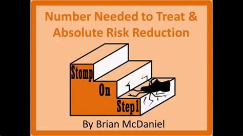 number needed  treat absolute risk reduction attributable risk number needed  harm youtube