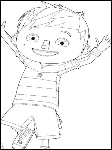 zack  quack coloring pages