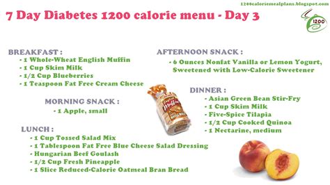 calorie diet menu  day lose  pounds weight loss meal plan  calorie diabetic diet