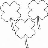 Clover Coloring Leaf Four Pages Lucky Charms Outline Kids Template Three Marshmallows Charm sketch template