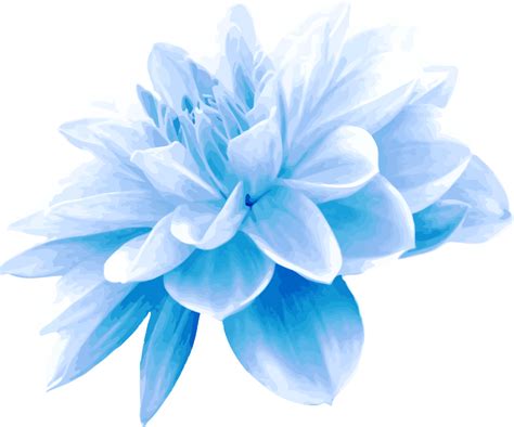 onlinelabels clip art blue flower