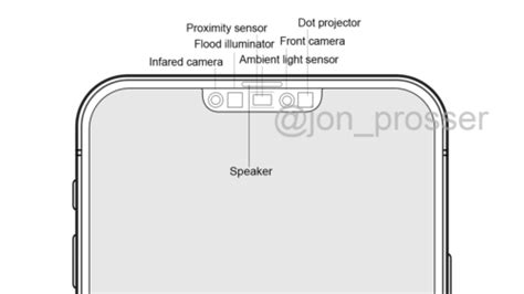 iphone  schematic leak allegedly shows slimmer notch  speaker integrated  bezel