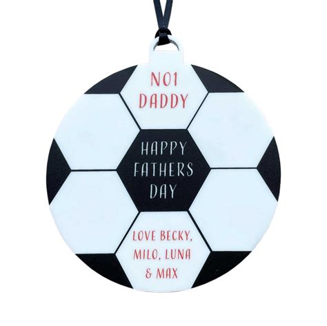 personalised football fathers day gifts  dad daddy grandad stepdad