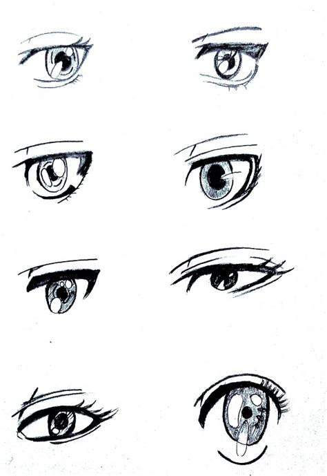 kumpulan contoh gambar sketsa mata anime informasi