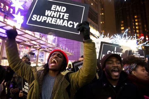 In Unpredictable New York Protests Organized Criticism Of Police The