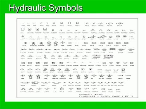 hydraulic system valve symbols
