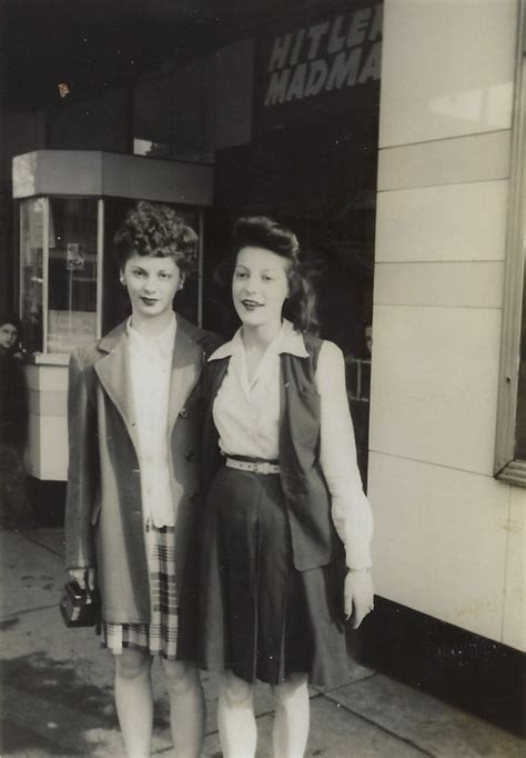 40 fascinating candid snapshots that show what women wore in the 1940s ~ vintage everyday