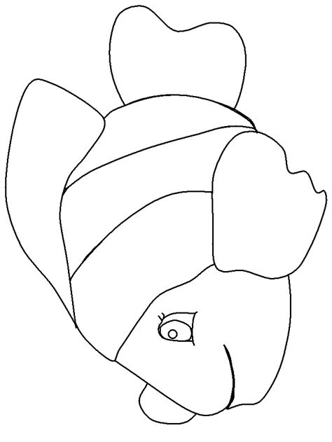 clown fish coloring pages