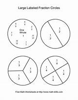 Fraction Printable Circles Templates Worksheets Coloring Worksheeto Via Blank Worksheet sketch template