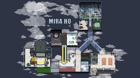 among us map layout mira hq images and photos finder
