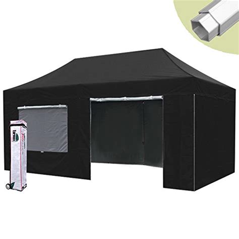eurmax pop  gazebos canopy tent high commercial canopy gazebo   sidewalls select