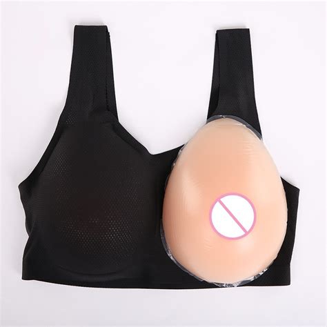 500g a cup fake boobs shemale silicone breast form transgender