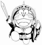 Doraemon Coloring Pages Warrior Cartoon Colouring Print Printable Suite War Kids Drawing Armour Brave Sophia Prints Clipart Color Book Online sketch template