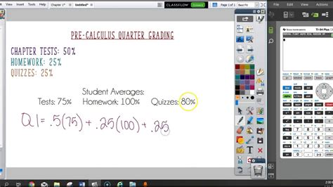 calculating quarter grades youtube