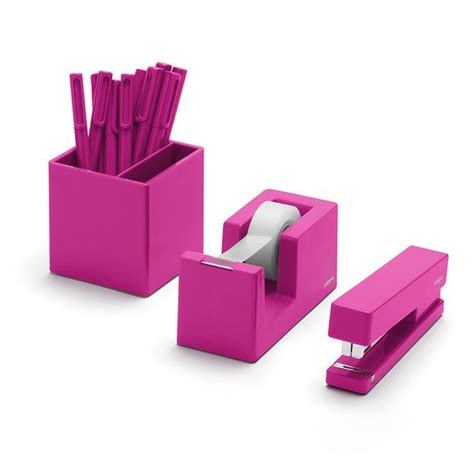 Pink Starter Set Pink Cool Office Supplies Purple