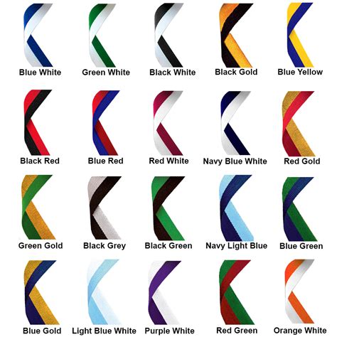 medal ribbons largest colour choice  uk school badge store