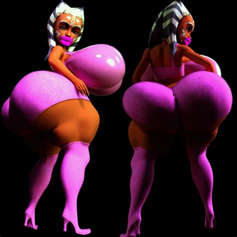 Rule 34 1girls 3d Ahsoka Tano Big Ass Big Breasts Big Lips Bimbo