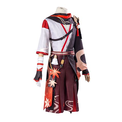 game genshin impact kiryu kazuha cosplay costume cape tops